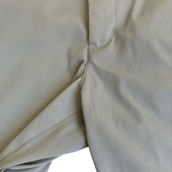 Nike Mens 32x30 Med Dri Fit Performance Golf Pants Chino Flat Front Tan Stretch - Picture 7 of 16